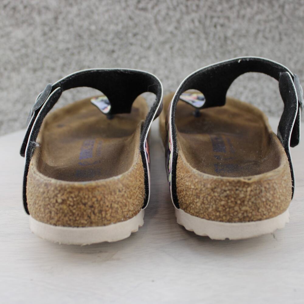 Birkenstock Gizeh Womens 6-6.5 EU 37 Floral Birko-Flor Thong Sandals - Picture 4 of 7